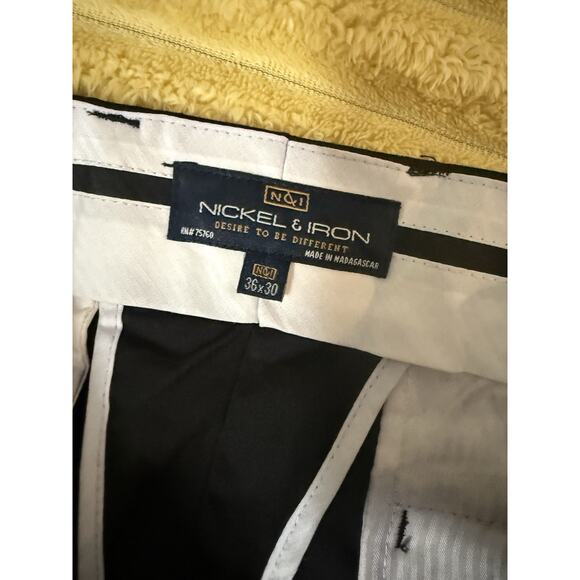 Mens Nickel & Iron Slacks Dress Pants Black Size 36x30 - Picture 5 of 8